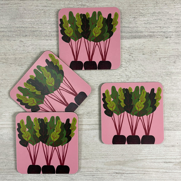 'Beetroot' Coaster