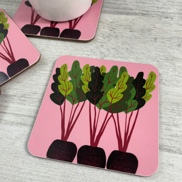 'Beetroot' Coaster