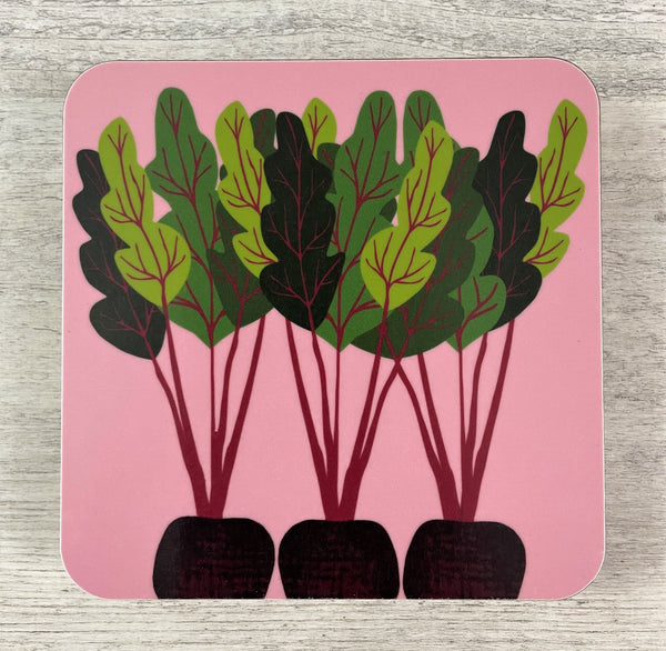 'Vegetable Patch' Coasters - The Collection (Set of 6)