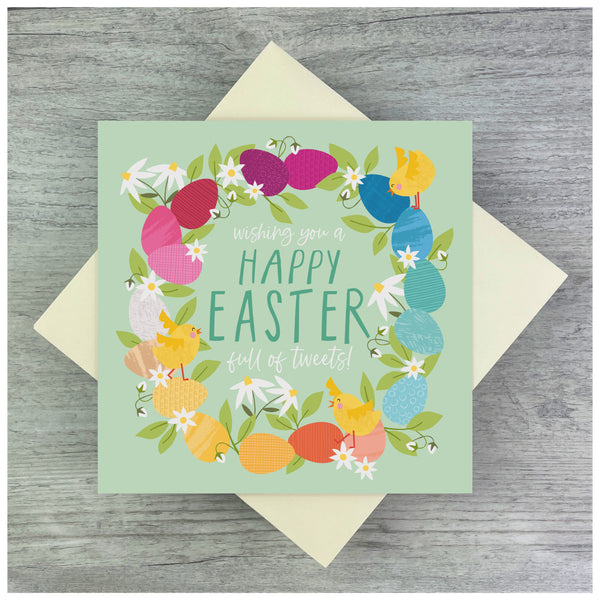 'Happy Easter, Full of tweets!' Cute Easter Greeting Card