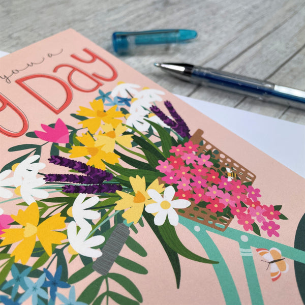 'Wishing You a Happy Day' Greeting Card