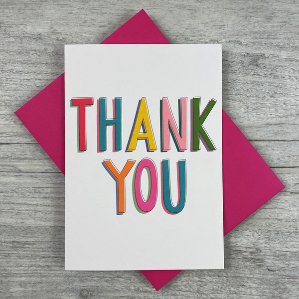 'Thank You' Greeting Card
