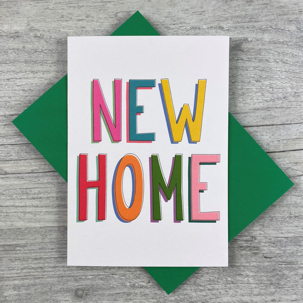 'New Home' Greeting Card