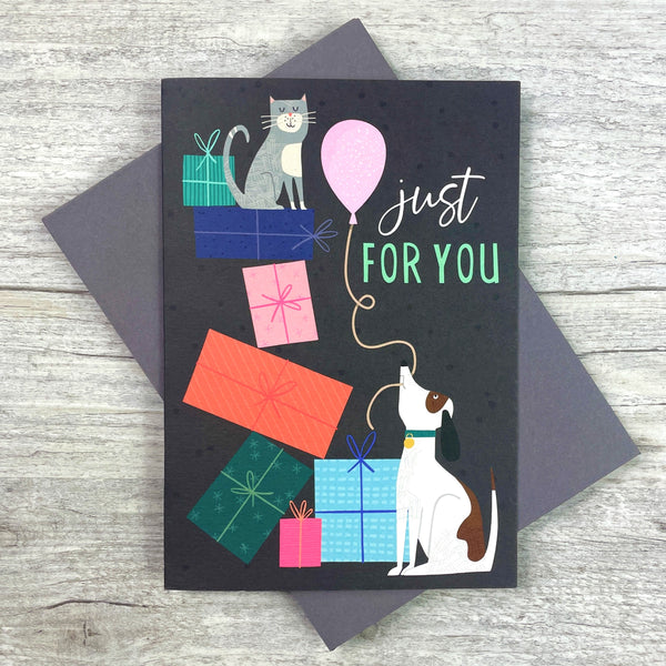 'Just For You' Greeting Card