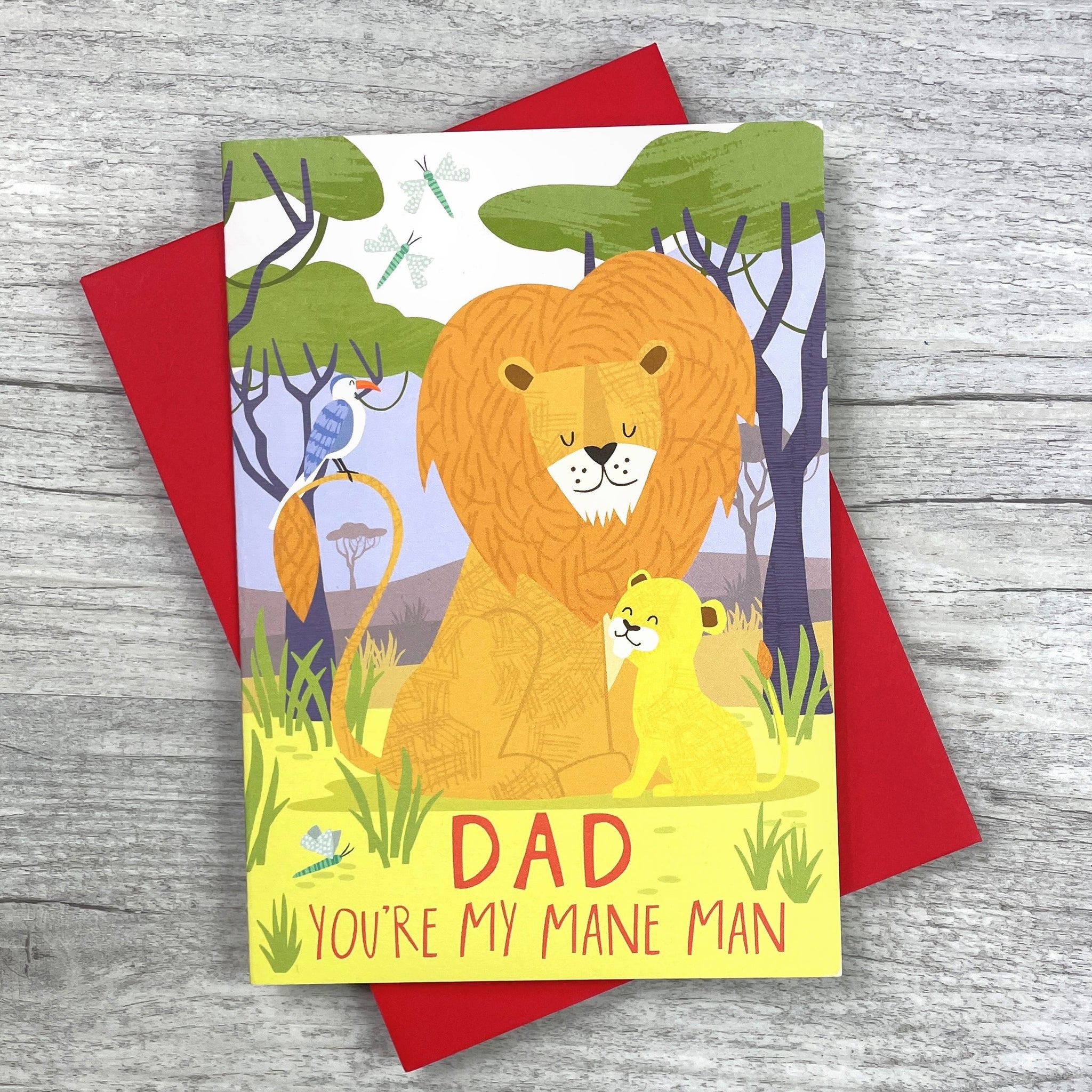 'Dad, You're My Mane Man' Greeting Card