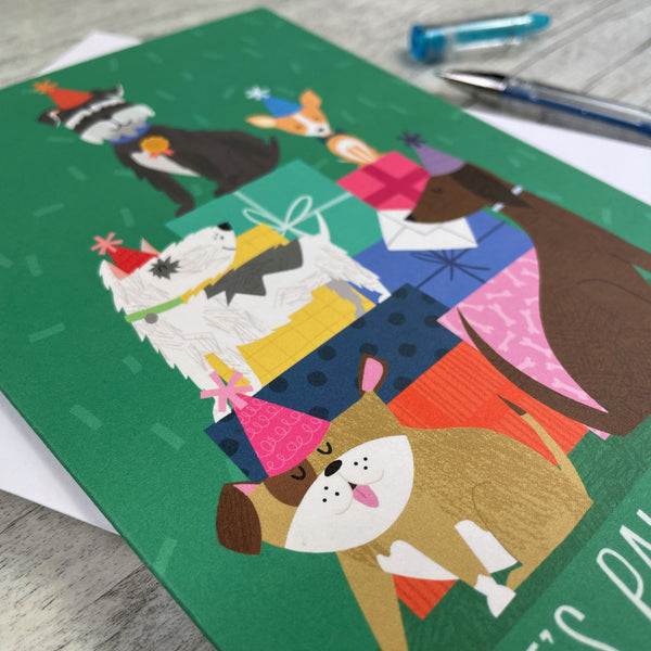 'It's Pawty Time' Greeting Card