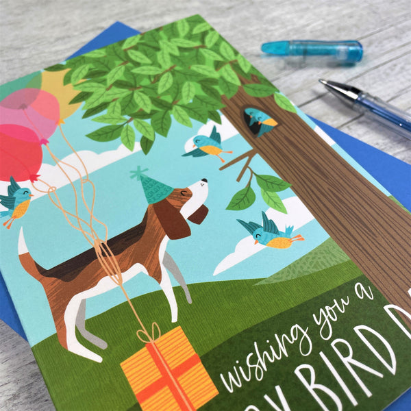 'Wishing You a Happy Bird Day' Greeting Card