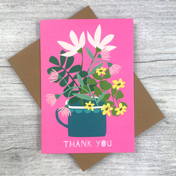 'Thank You' Greeting Card