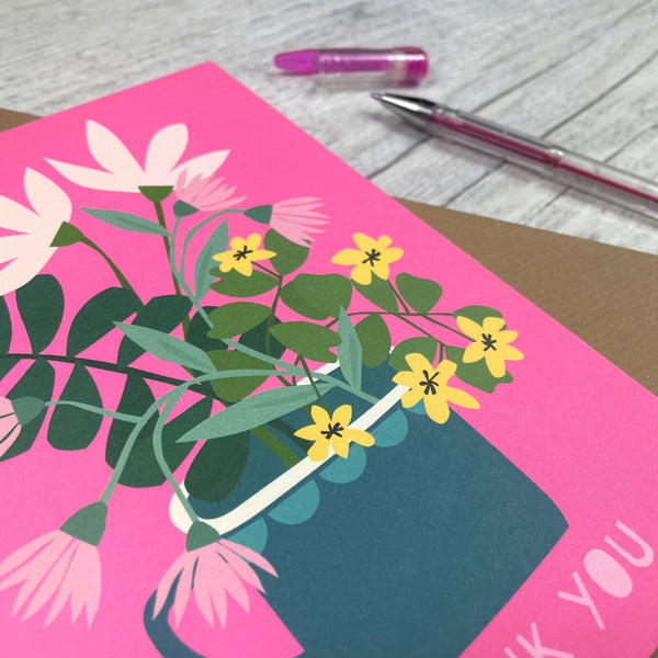 'Thank You' Greeting Card