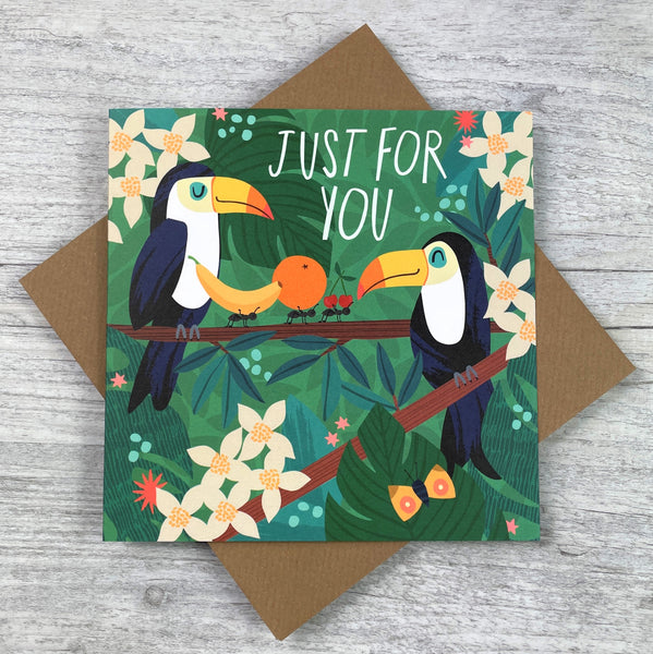 'Just For You' Greeting Card