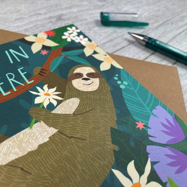 'Hang in There' Greeting Card