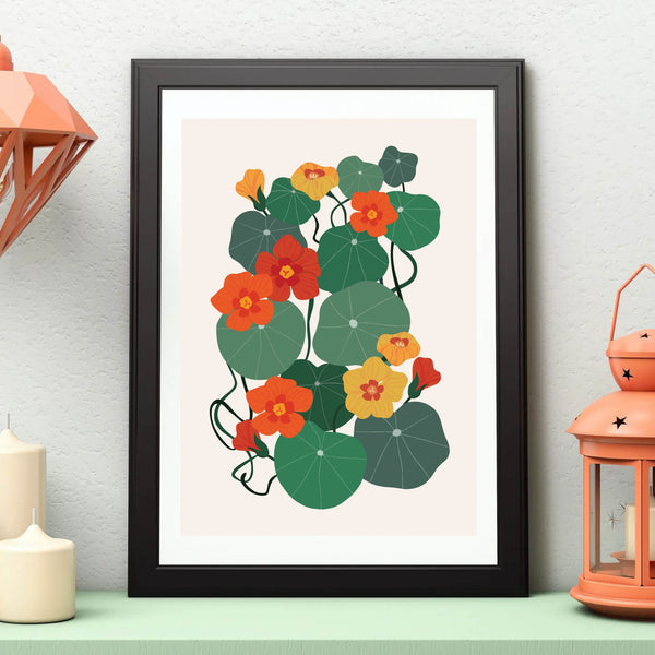 'Nasturtium' Art Print