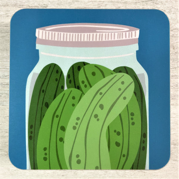 'Pickle Jar' Coaster