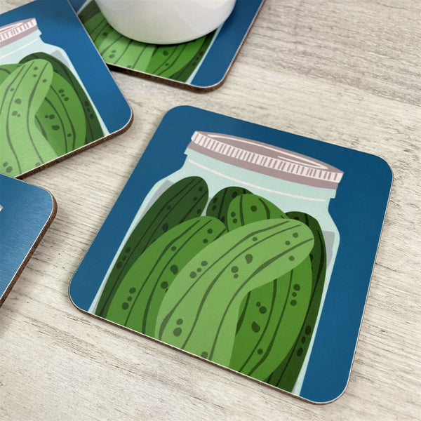 'Pickle Jar' Coaster