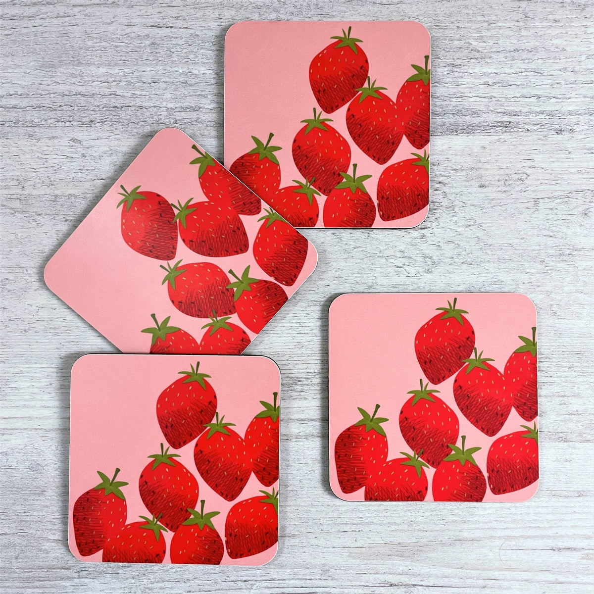 'strawberries' Coaster – Joanne De Pace