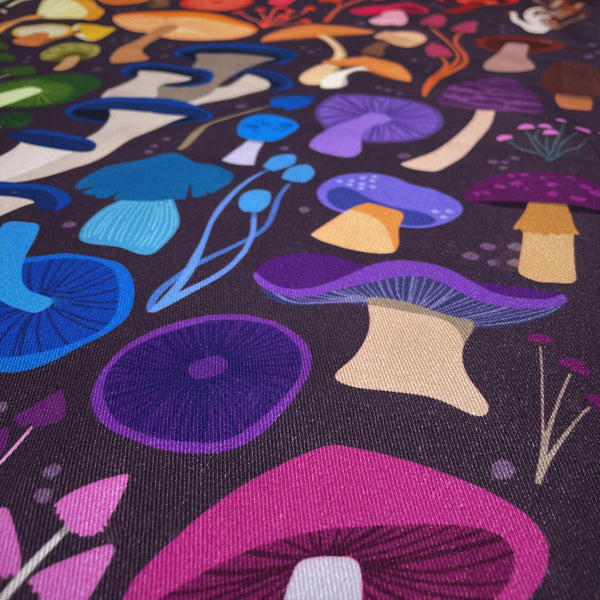 'Rainbow Mushroom' Tea Towel