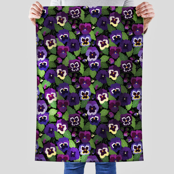 'Pansy Pattern' Tea Towel
