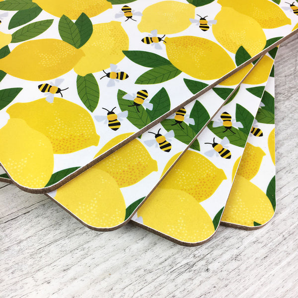 Lemon & Bees Placemats