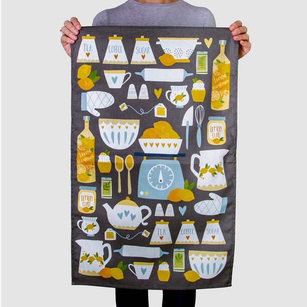 Lemon Kitchen Tea Towel