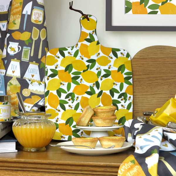 Lemon & Bees Kitchen Board