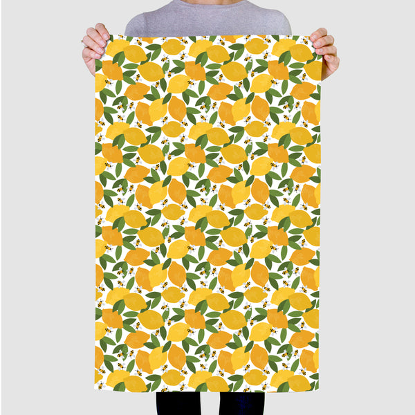 Lemon & Bees Tea Towel