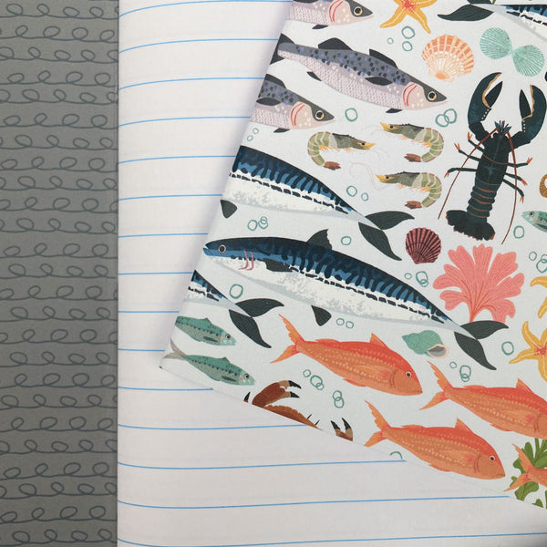 'Marine' A5 Lined Notebook