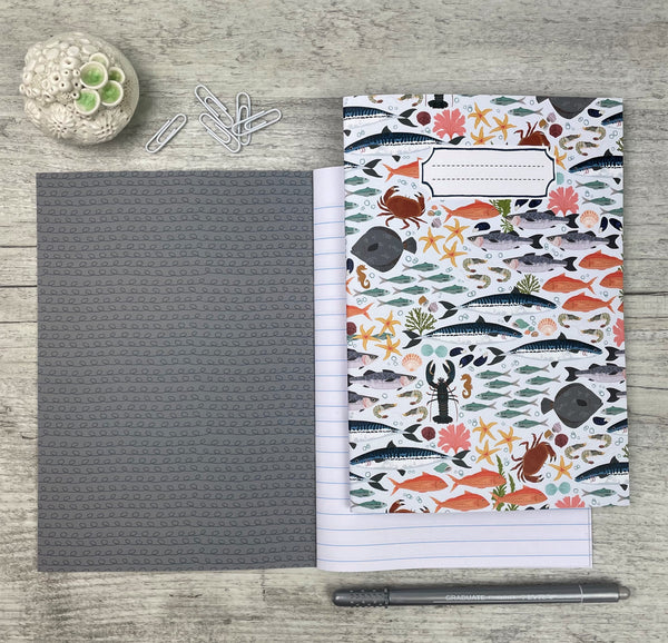 'Marine' A5 Lined Notebook