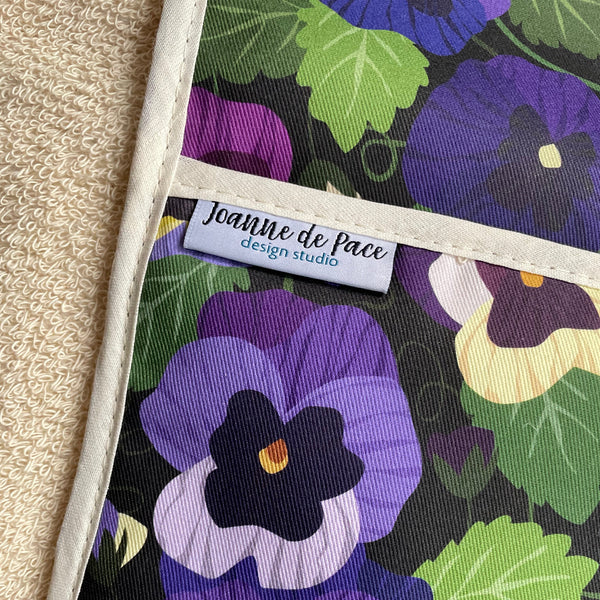 'Pansy' Oven Gloves