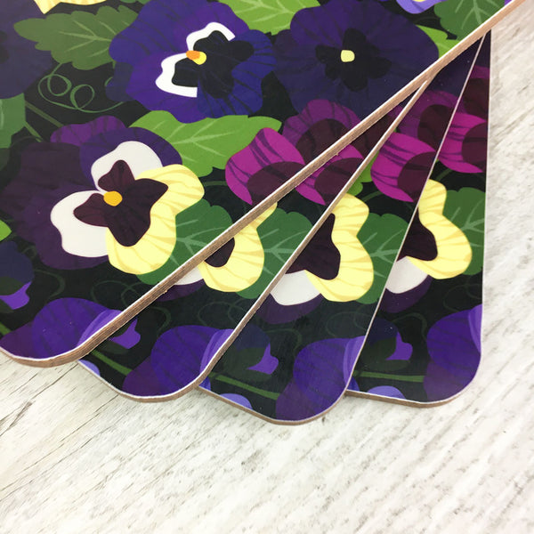 Pansy Pattern Placemats