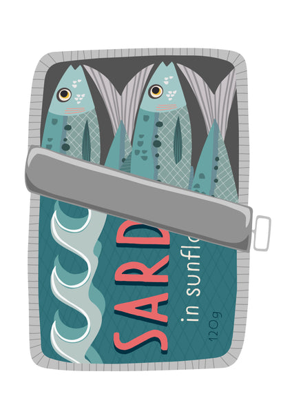 'Sardine Tin' Art Print