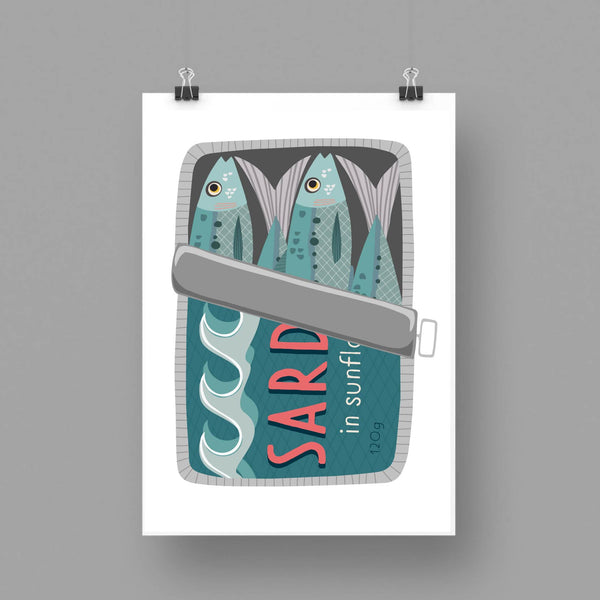'Sardine Tin' Art Print