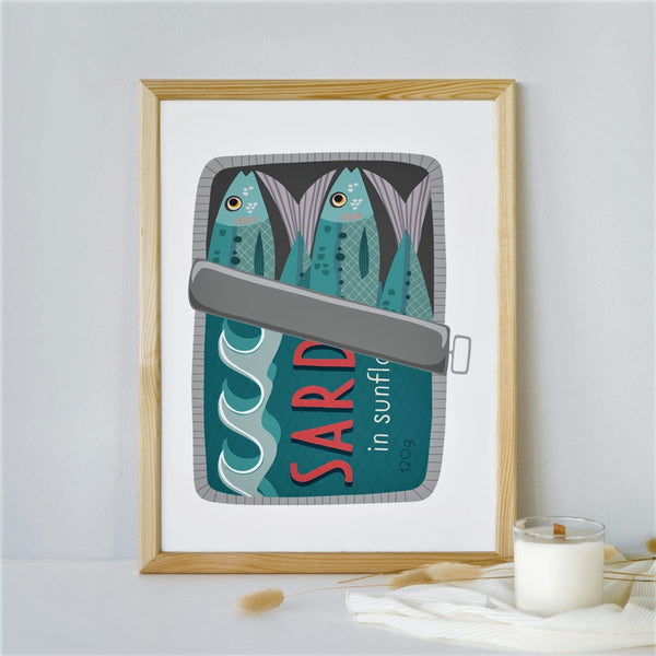 'Sardine Tin' Art Print