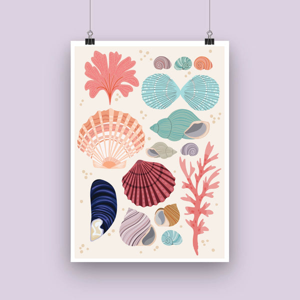 'Seashells' Art Print