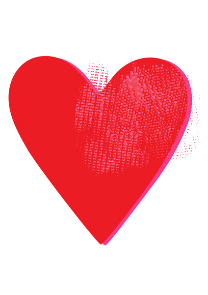 'Red Heart' Art Print