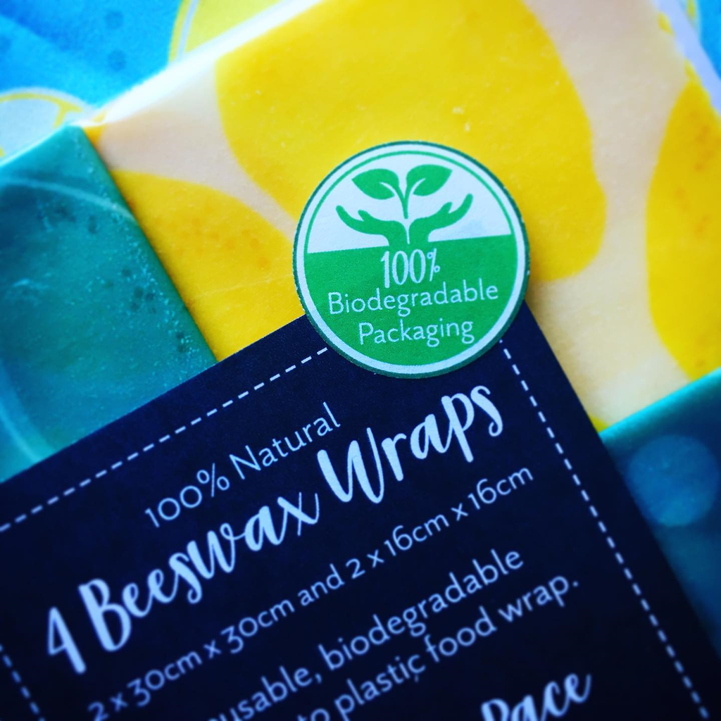 Did you know that the packaging for our beeswax wraps is totally biodegradable!