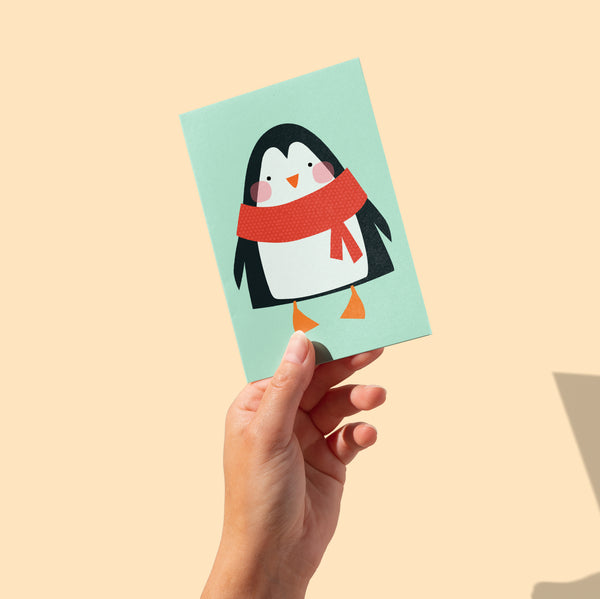 'Penguin' Christmas Greeting Card