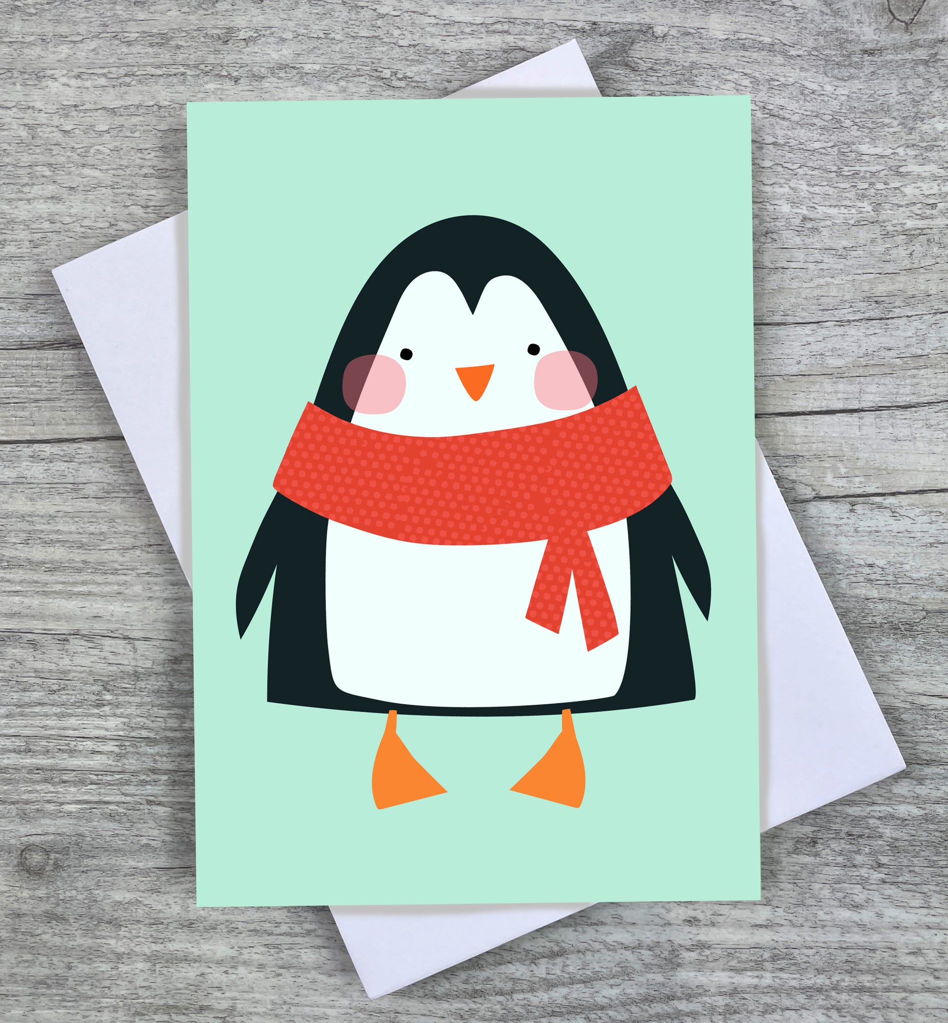 'Penguin' Christmas Greeting Card