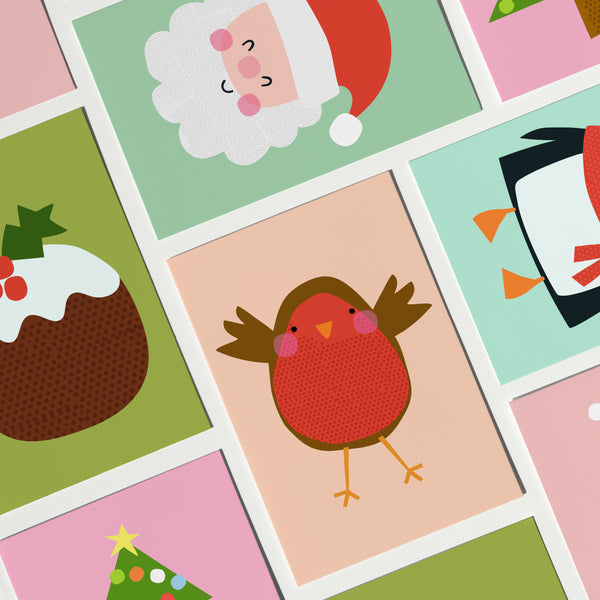 'Robin' Christmas Greeting Card