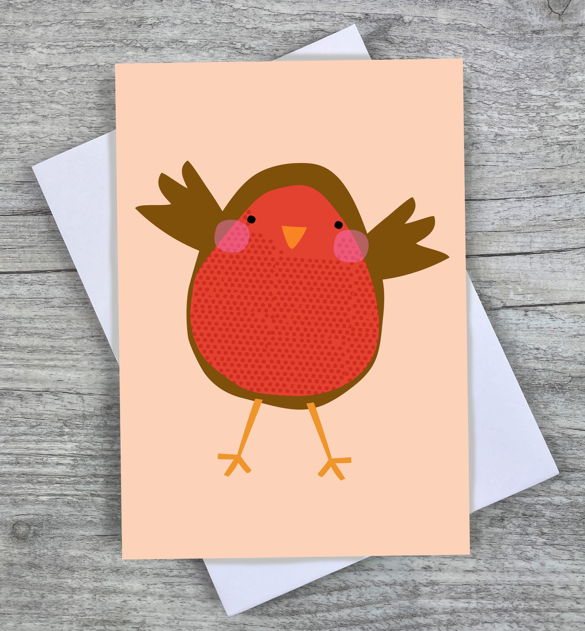 'Robin' Christmas Greeting Card