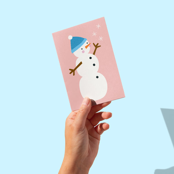 'Snowman' Greeting Card
