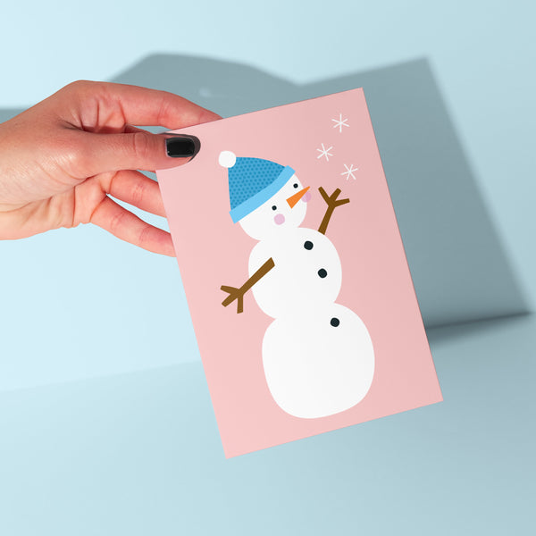 'Snowman' Greeting Card