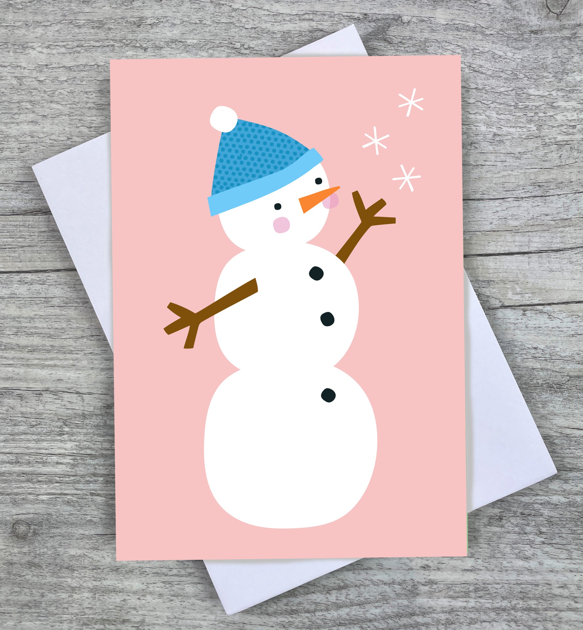 'Snowman' Greeting Card