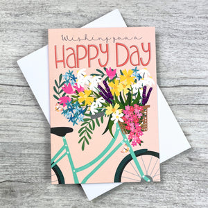 'Wishing You a Happy Day' Greeting Card