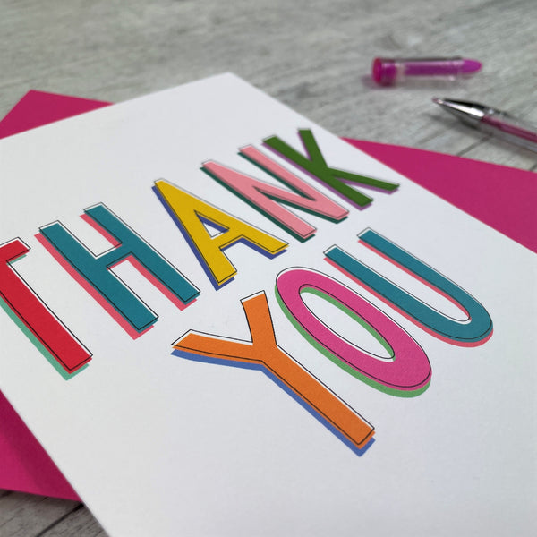 'Thank You' Greeting Card