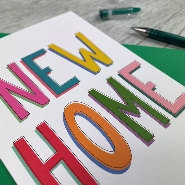 'New Home' Greeting Card