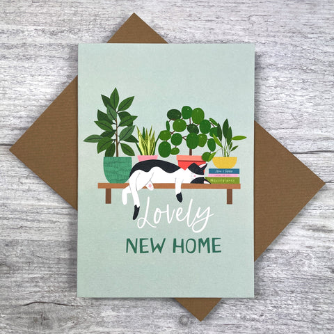 'Lovely New Home' Greeting Card