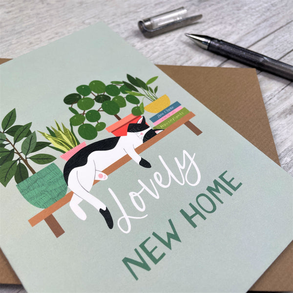 'Lovely New Home' Greeting Card