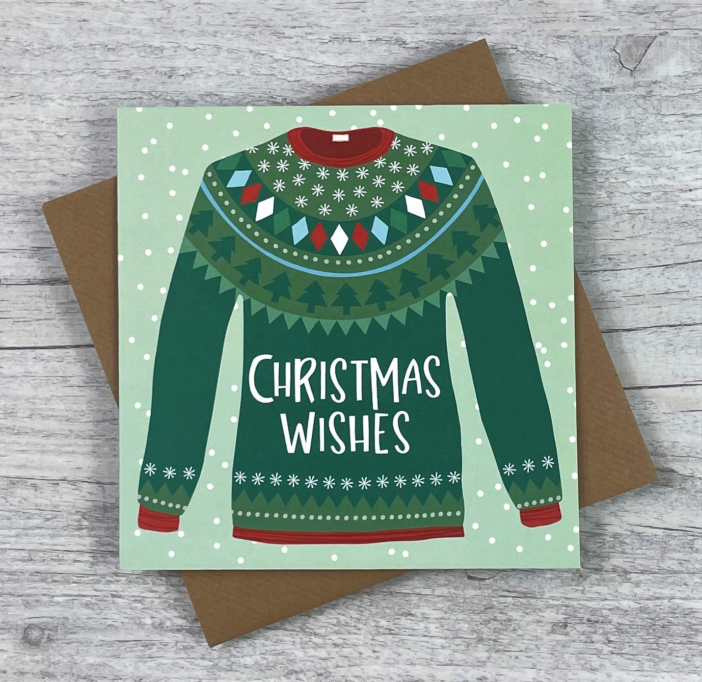'Christmas Wishes' Christmas Greeting Card
