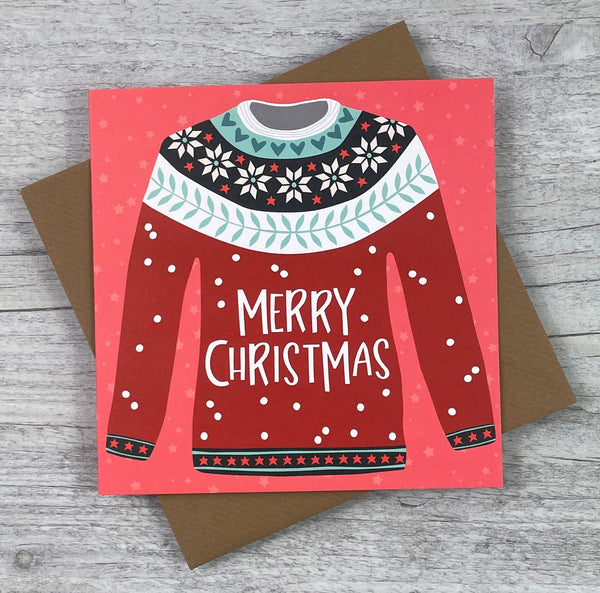 'Christmas Jumpers' Christmas Greeting Card Set of 6