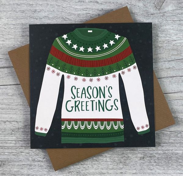 'Season's Greetings' Christmas Greeting Card